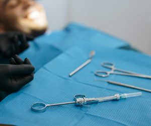 pexels-photo-6502743-6502743 Dental tools arranged neatly on a blue dental cloth. Ideal for dental care concepts.